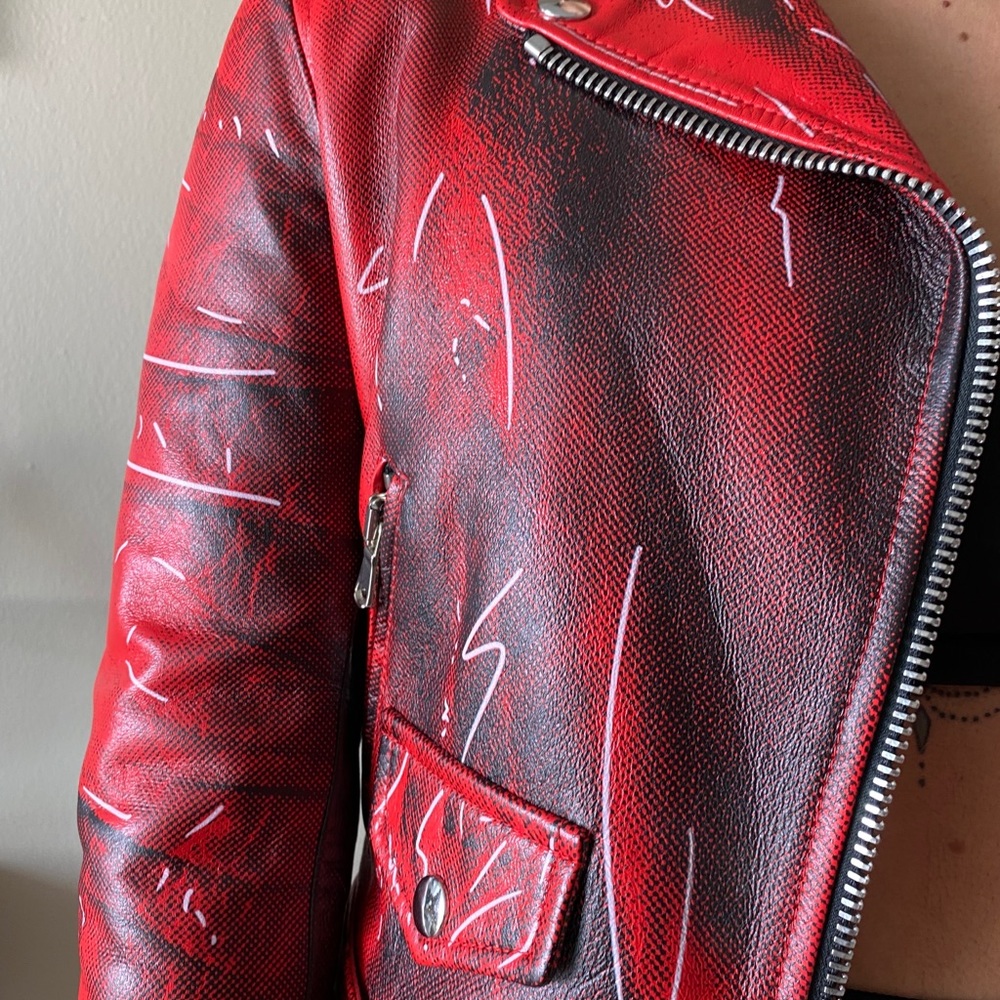 Moschino leather jacket